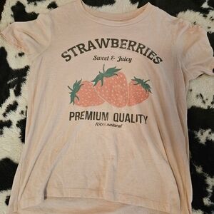 Strawberry Print Shirt